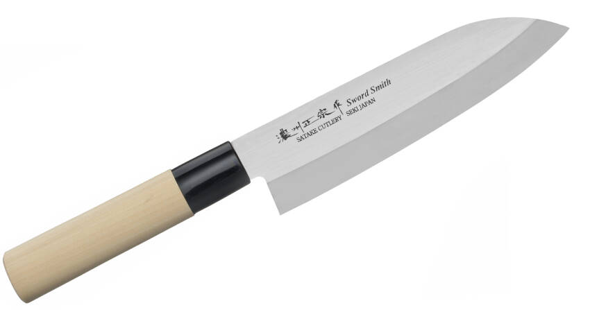 Nóż Santoku 17 cm Satake MV Natural 801-515