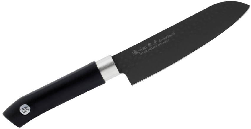 Nóż Santoku 15cm Satake Swordsmith Black 805-728