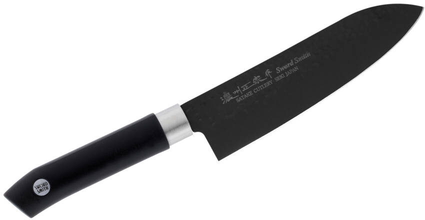 Nóż Santoku 17cm Satake Swordsmith Black 805-735